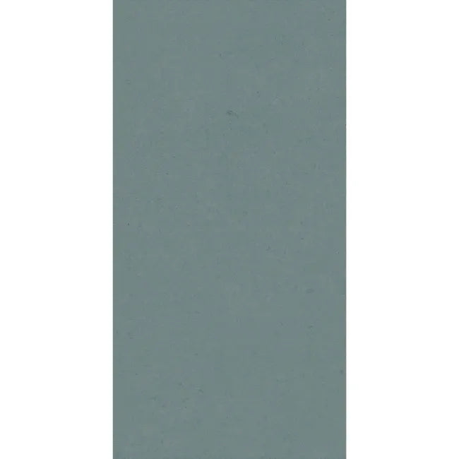 Front view of Liscio Ottanio teal ceramic wall tile showing its smooth matt finish.
