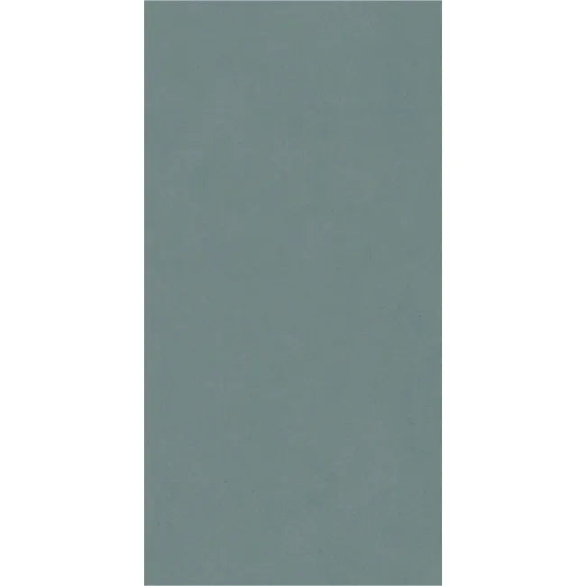 Liscio Ottanio matt wall tile 600×300mm with blue-green tones and subtle surface variation.