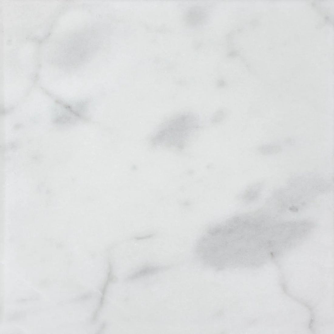 white honed marble floor tile
