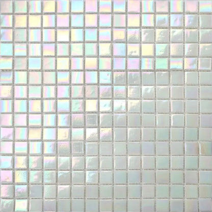 Lustre White Glass Mosaic Tile Luxury Tiles