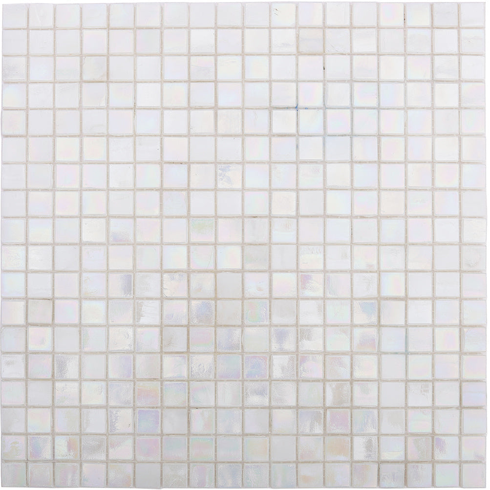 white glass mosaic tile 