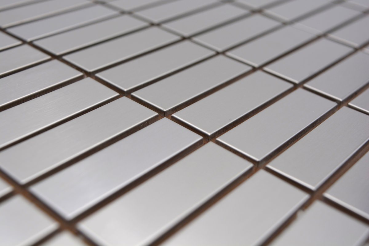 Silver Kit Kat Mosaic Tile