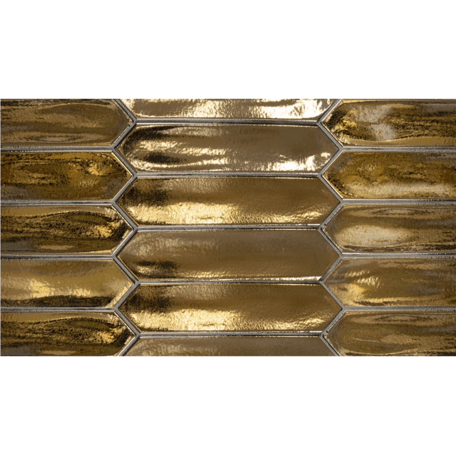 Luxury Gold Metallic metro wall tiles 