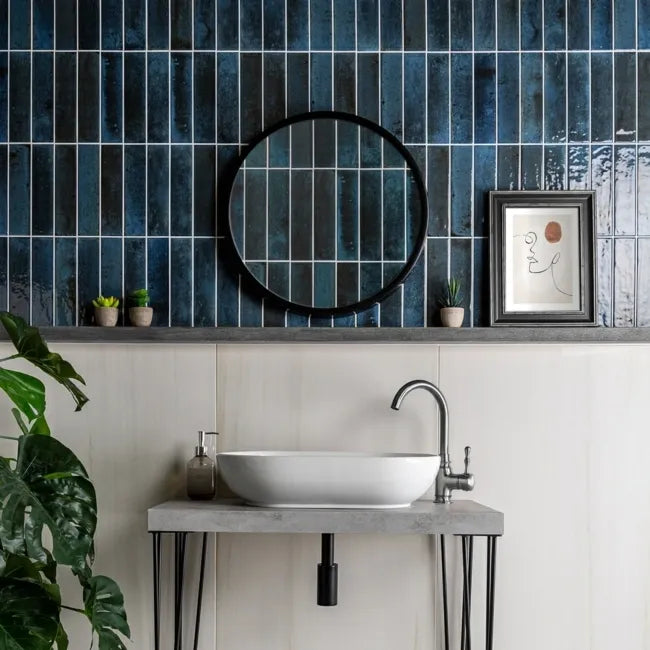 Blue BATHROOM TILES 