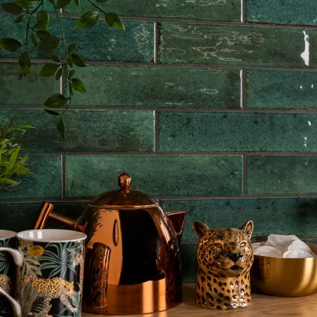 green rainforest effect tiles 