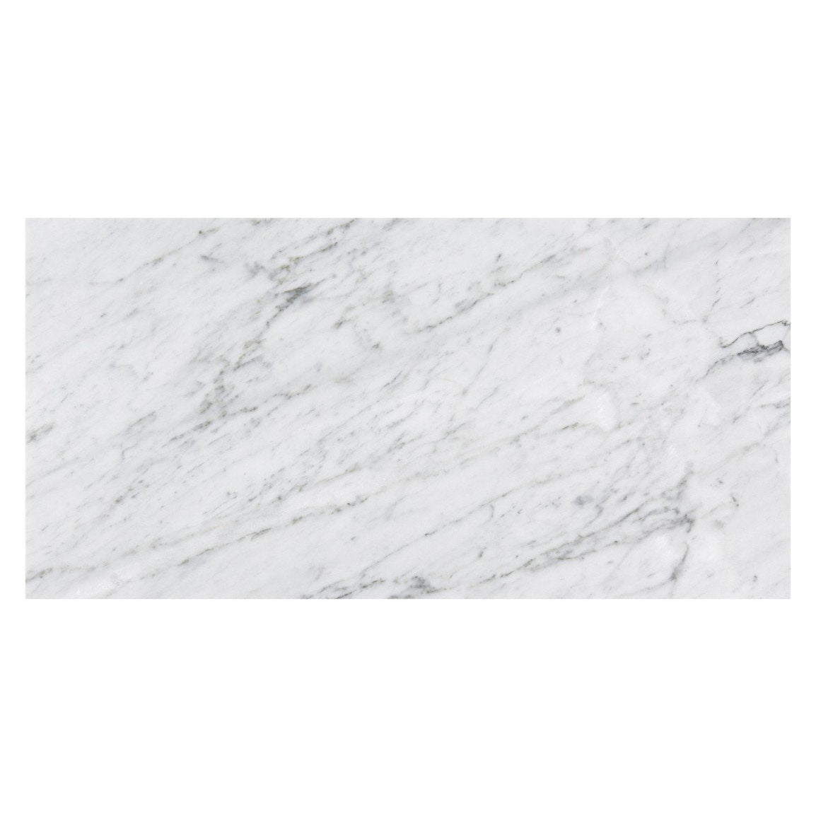 White marble honed tile 