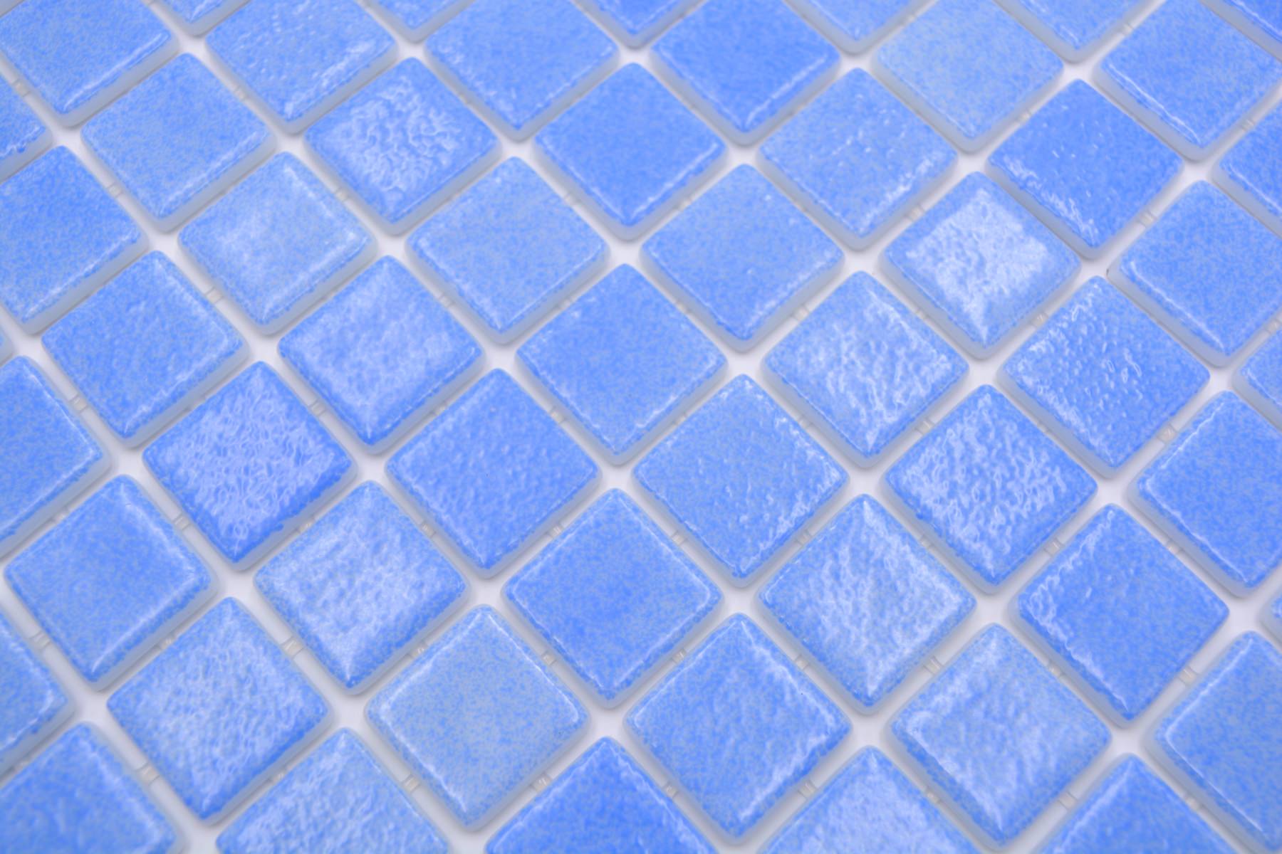 blue swimming pool tiles