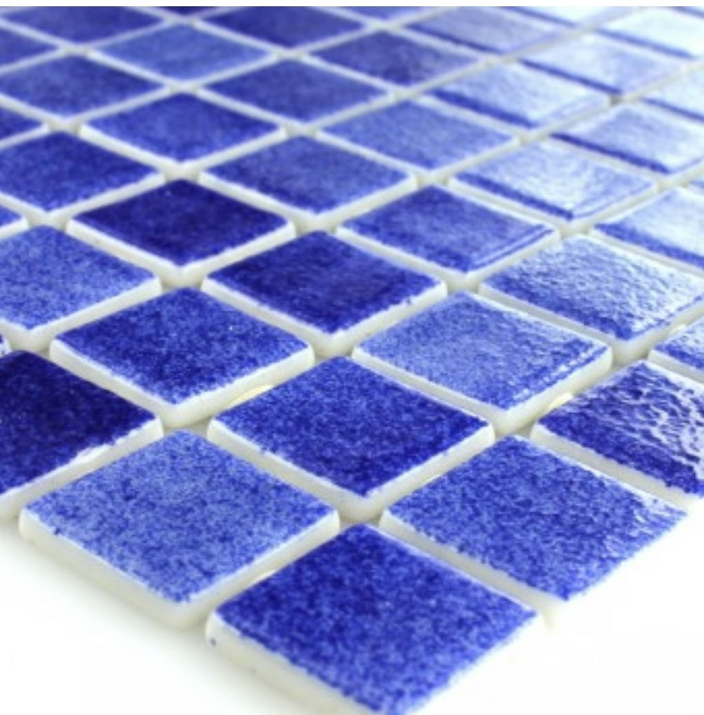 Swimming Pool Dark Blue Mosaic Tile at Luxury Tiles UK