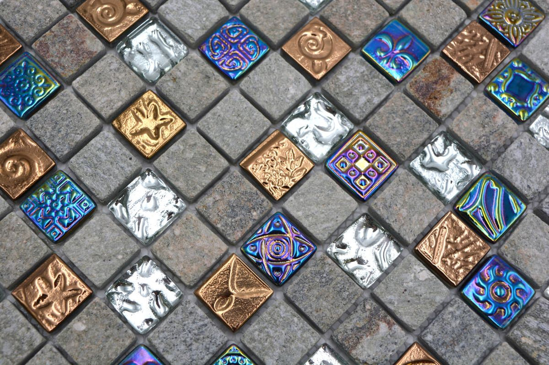 Medusa Stone Mix Mosaic Tile