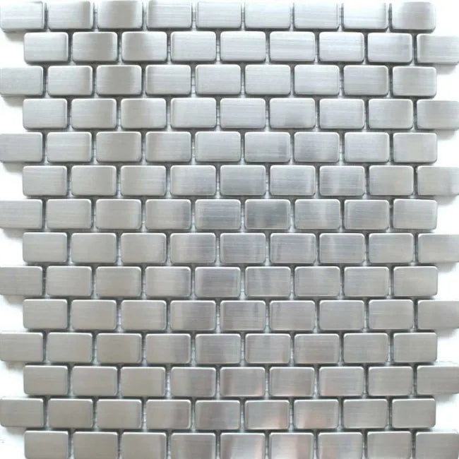 Brick wall mosaic rectangles 