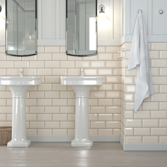 beige gloss bathroom tiles 
