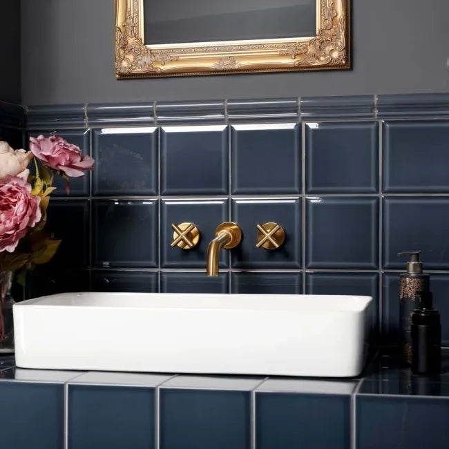 premium navy blue wall classic tiles 