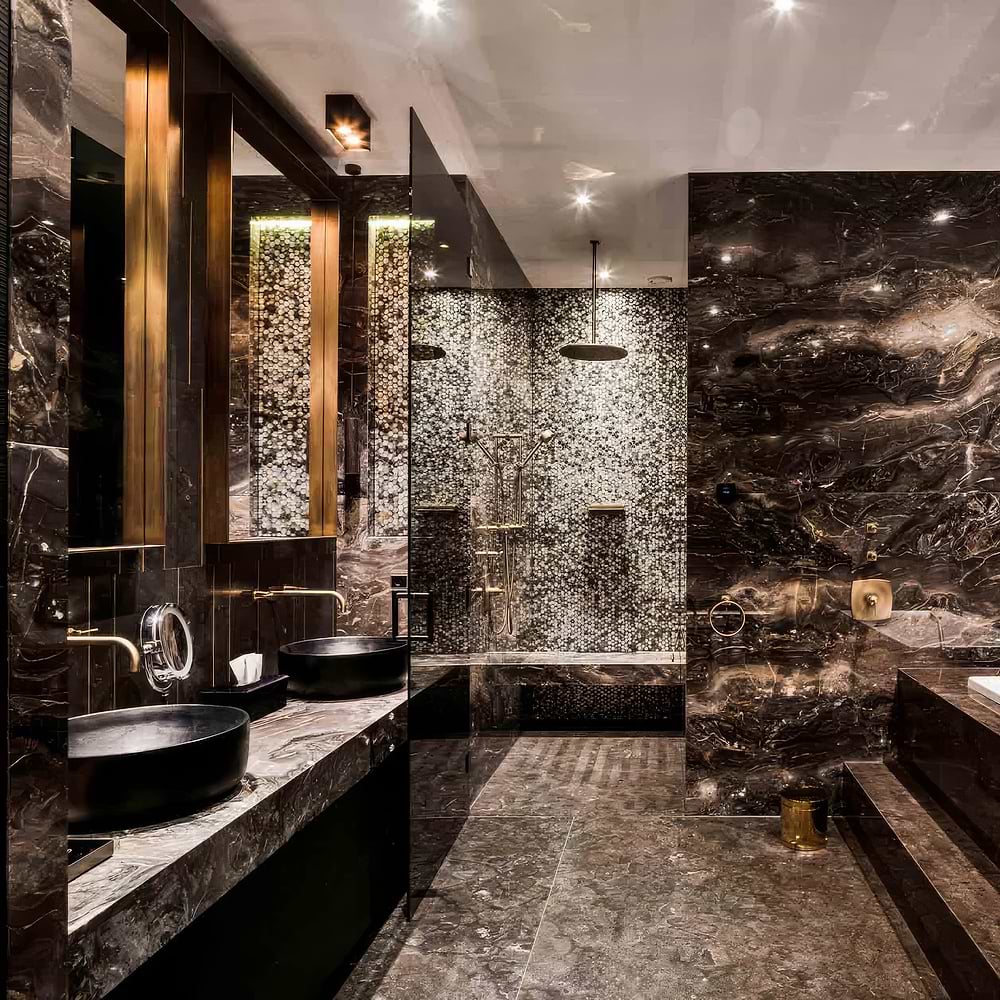 Luxury Bathroom Pearl Décor 