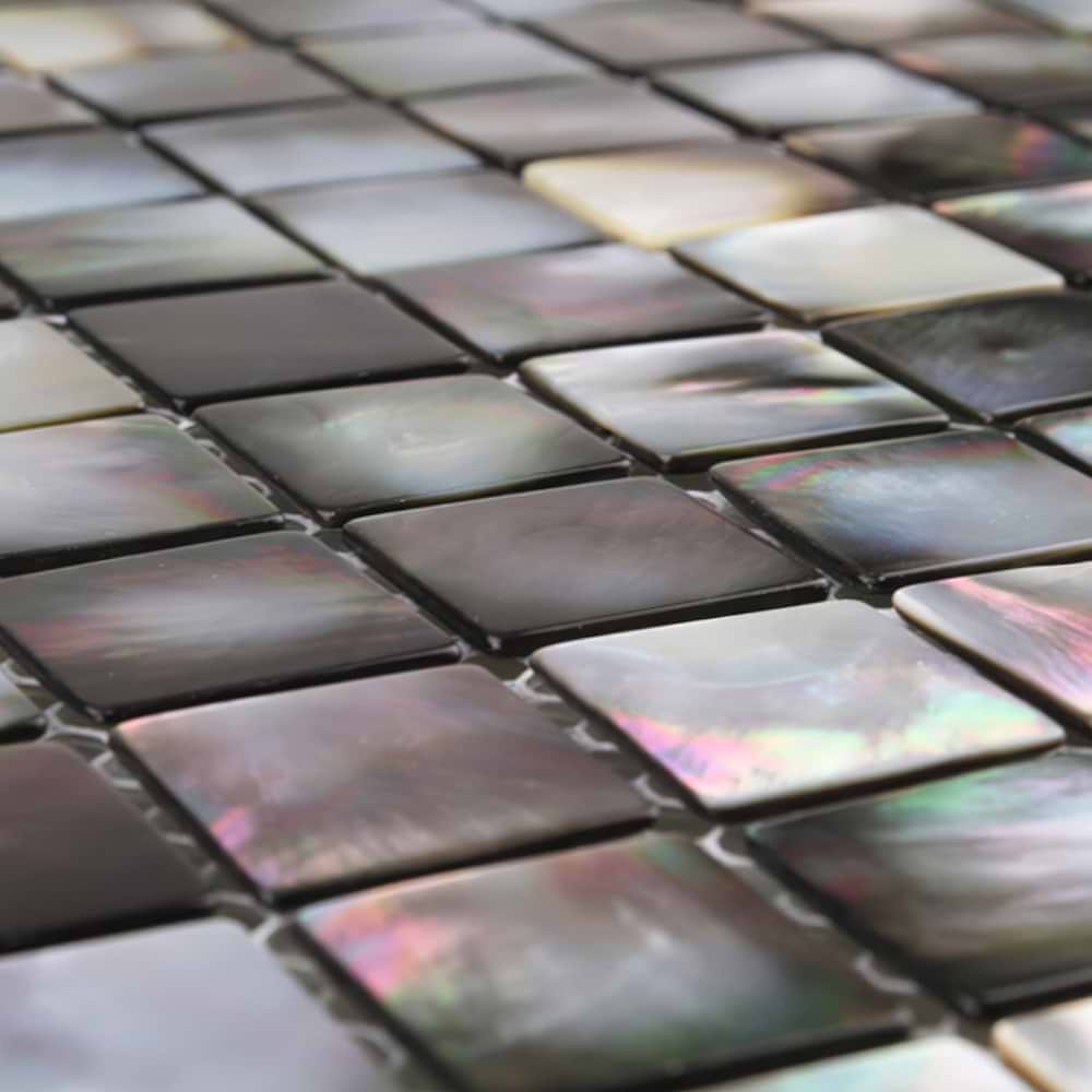 Luxury Tiles UK - Midnight Pearl 25mm Square