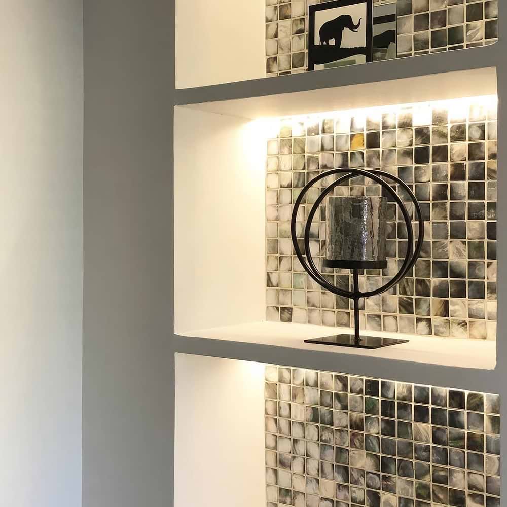 Pearl Black Tile Panel 