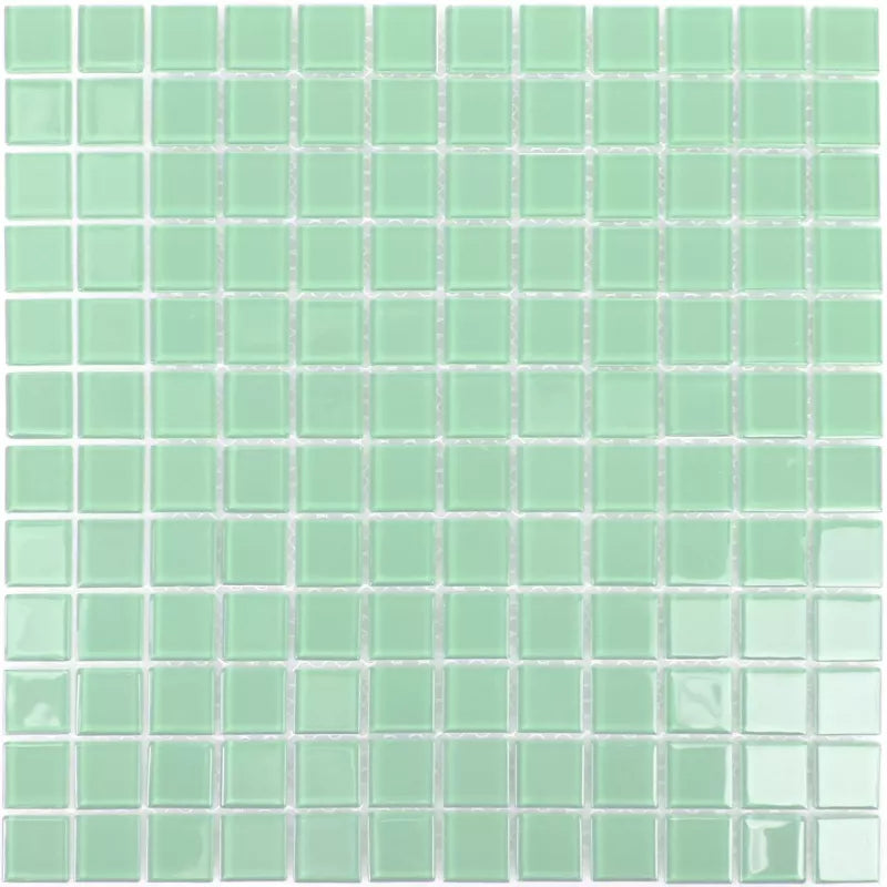 glass mosaic green for bathrooms walls and floors - Luxury Tiles UK