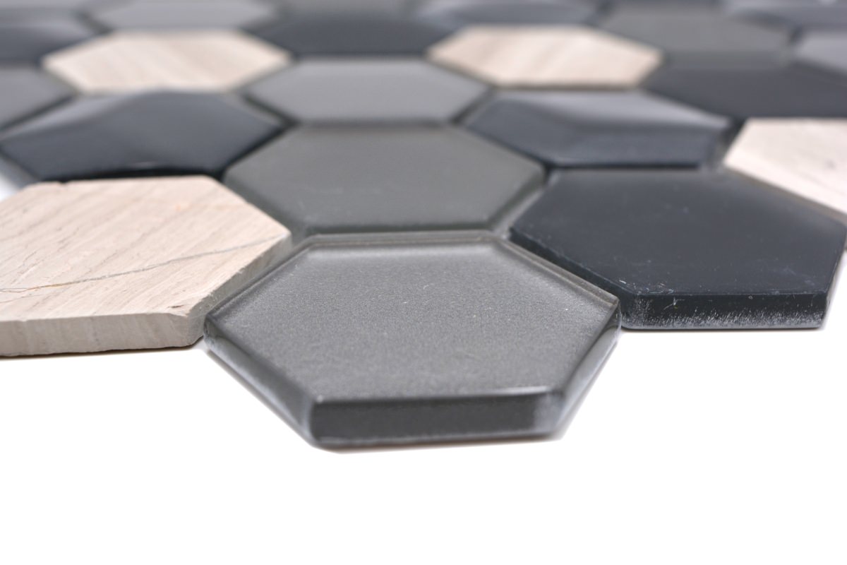 Modern Hexagon Mosaic Tile