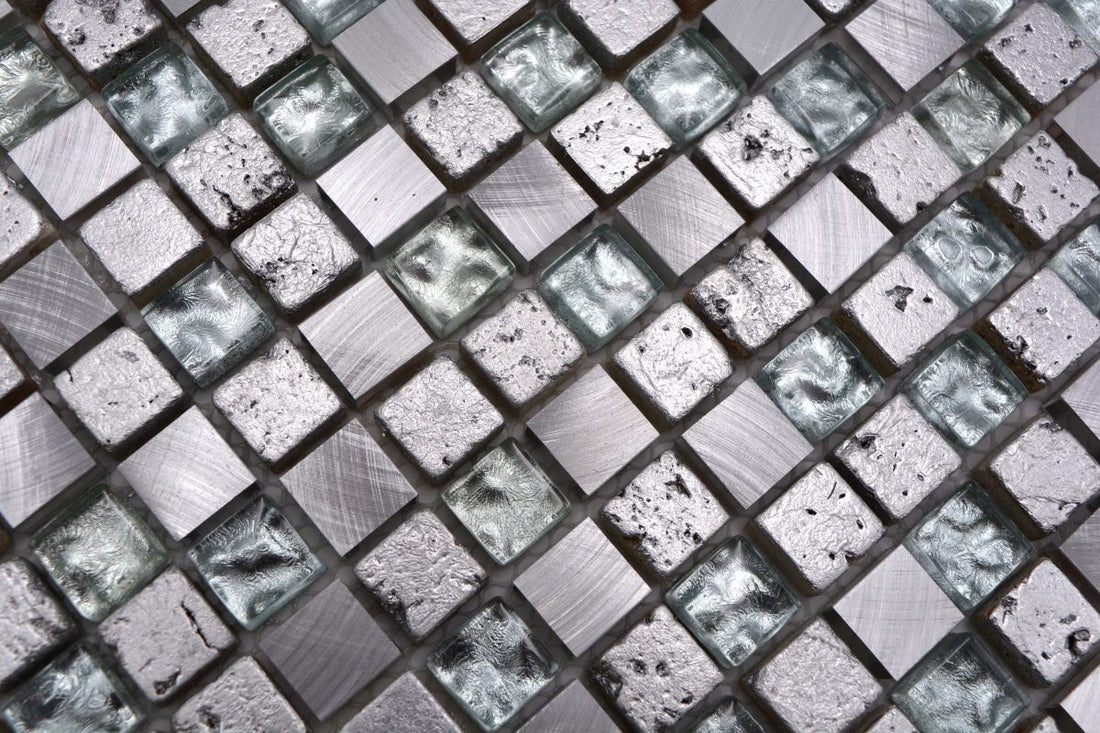 Monte Cristo Silver Mix Mosaic Tiles