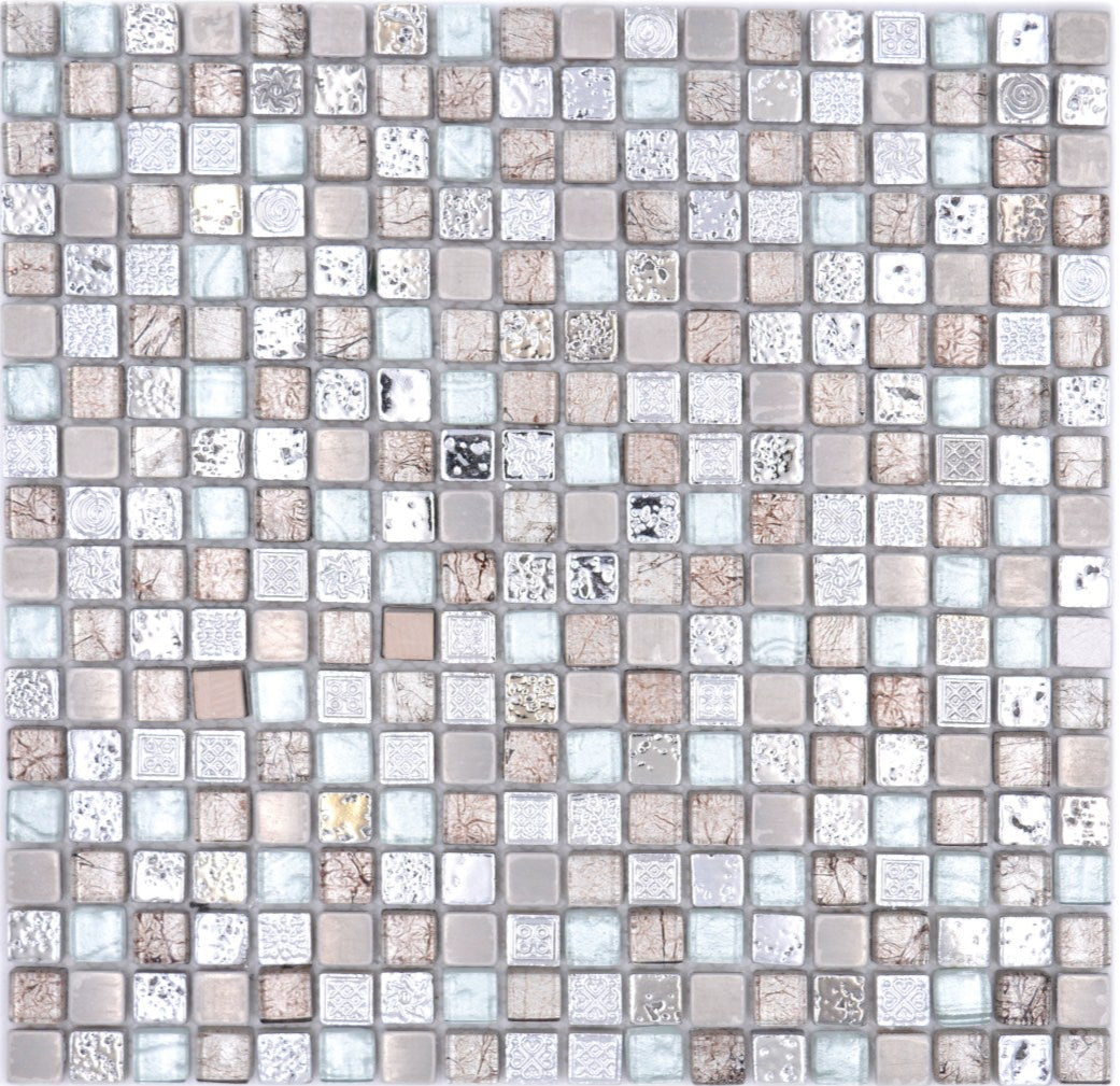 Monty Crystal Mix Mosaic Tile