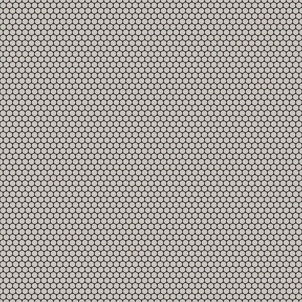 Grey Penny Dark Grout Pattern