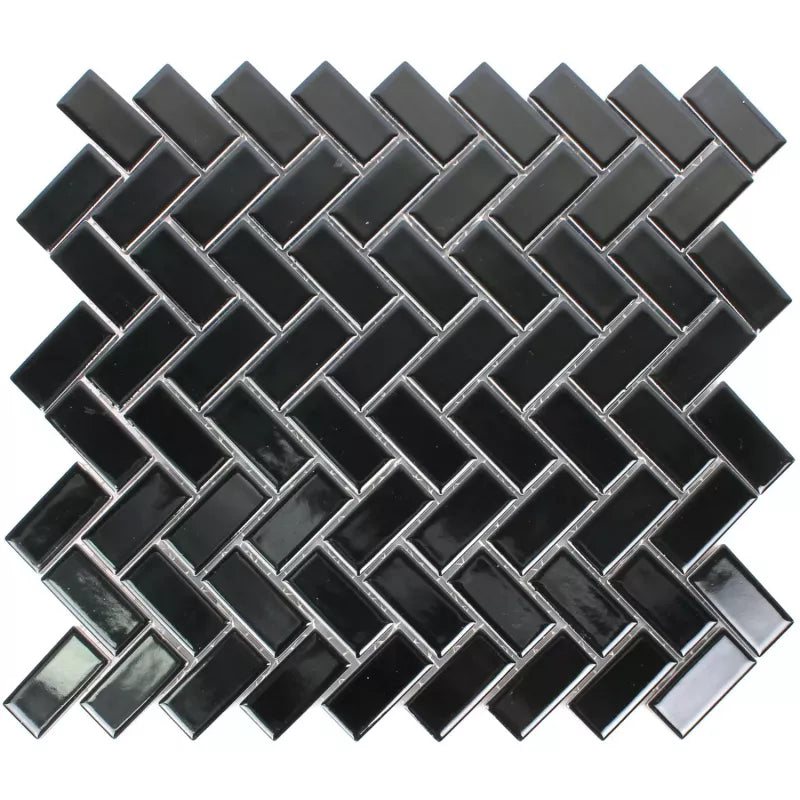 black gloss mosaic 