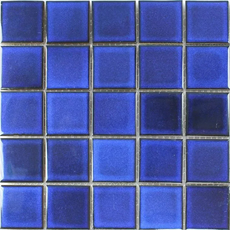 Mosaic Tiles | Ceramic Mirror Blue Uni 2