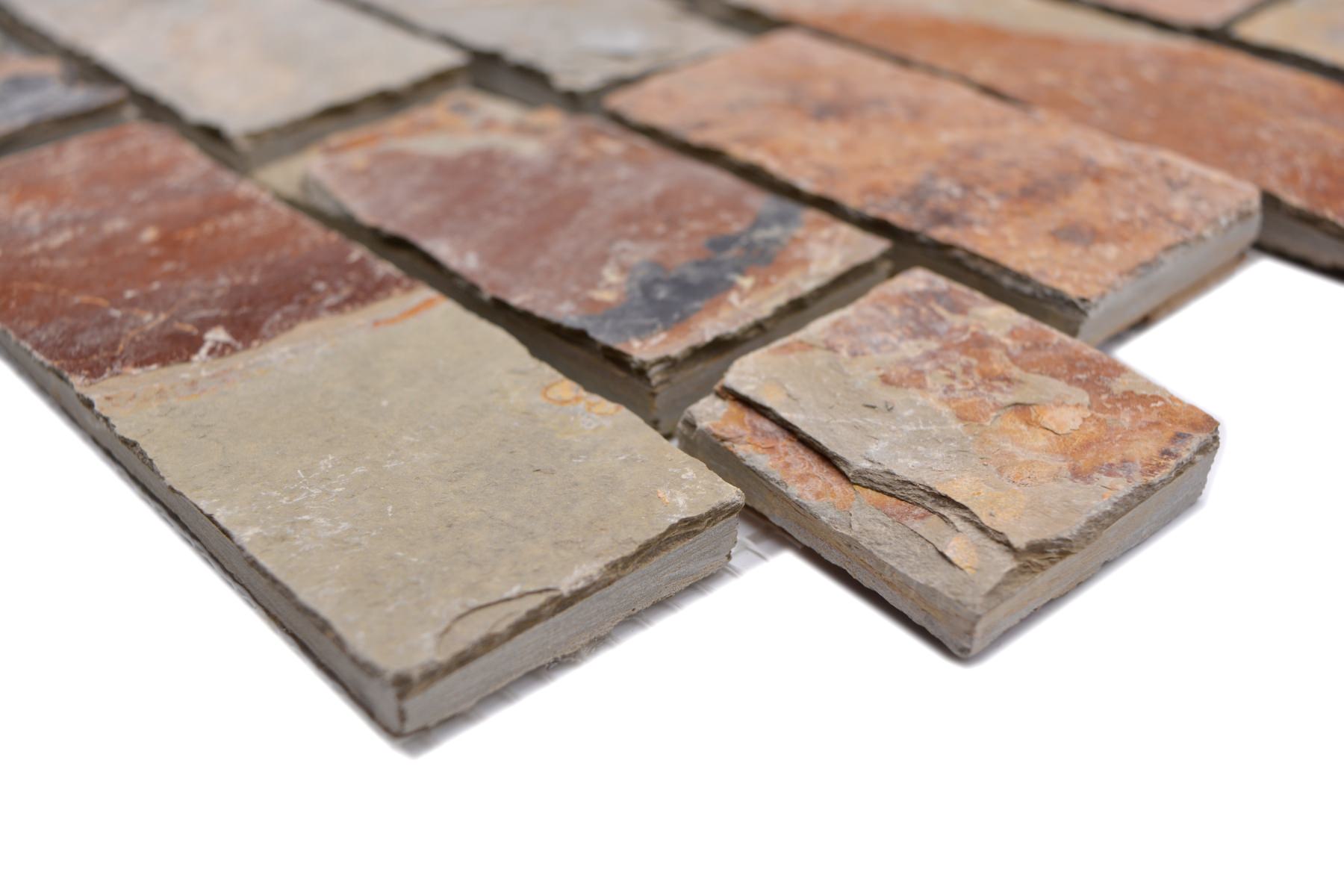 Mosaic slate wall tile