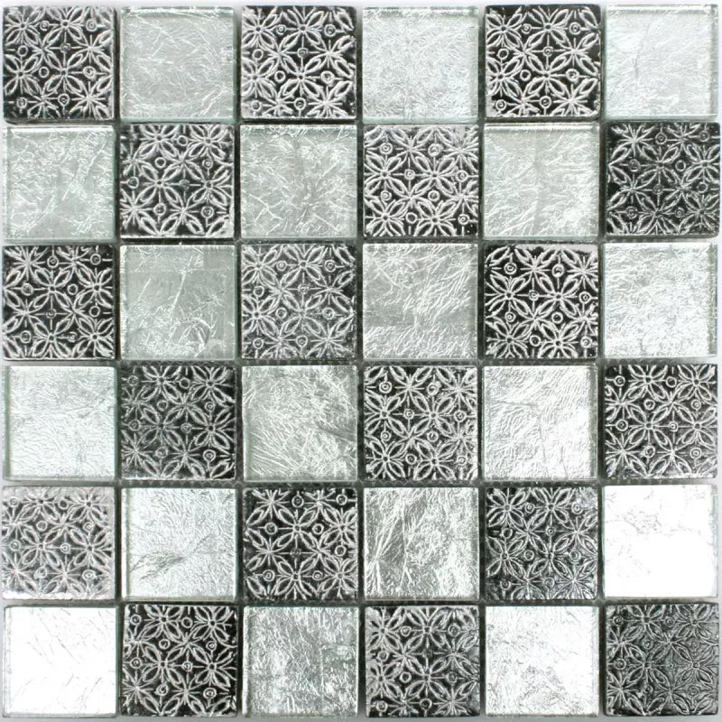 Decorative splashback mosaic glass by luxury tiles 