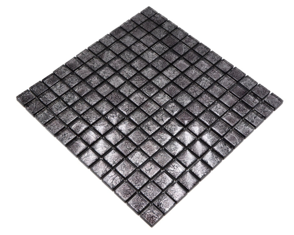 black glass wall tile 