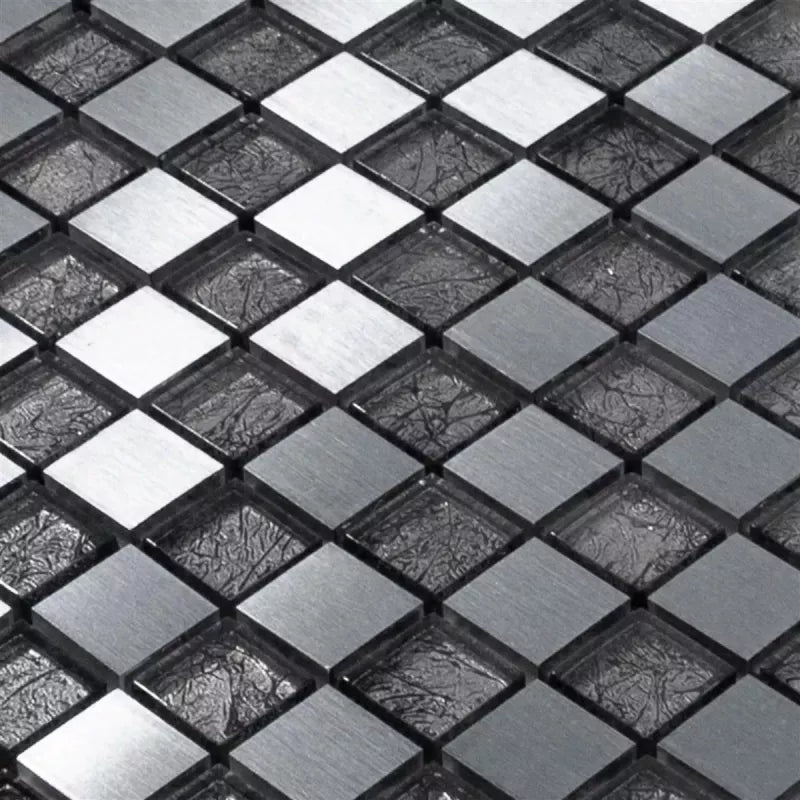 square metal mosaic tiles 