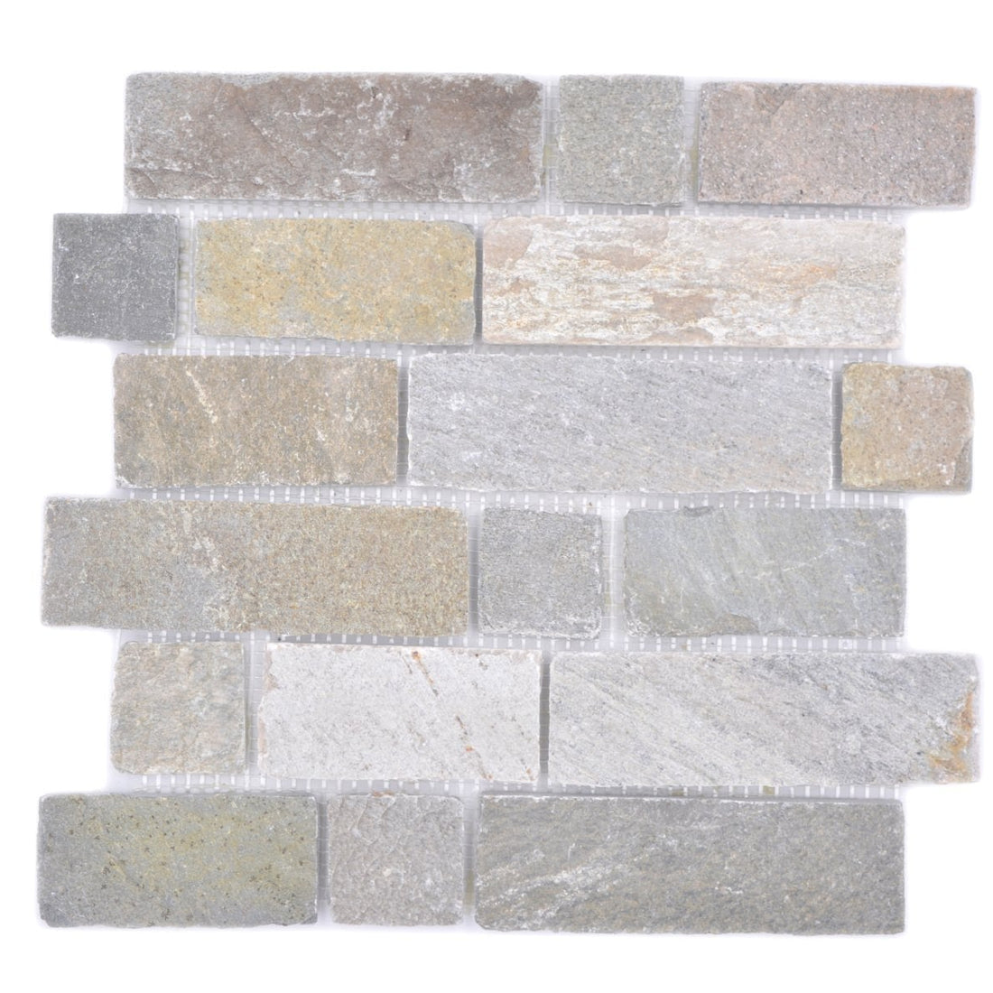 Natural quartz mosaic 