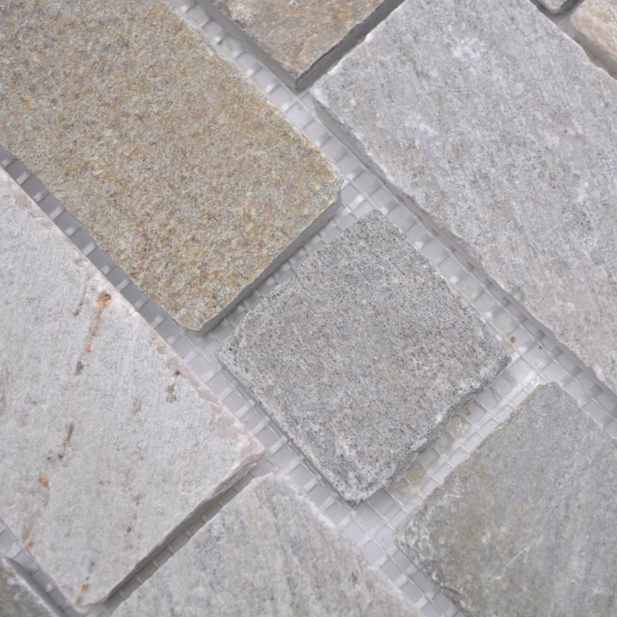 Natural linear mosaic tile