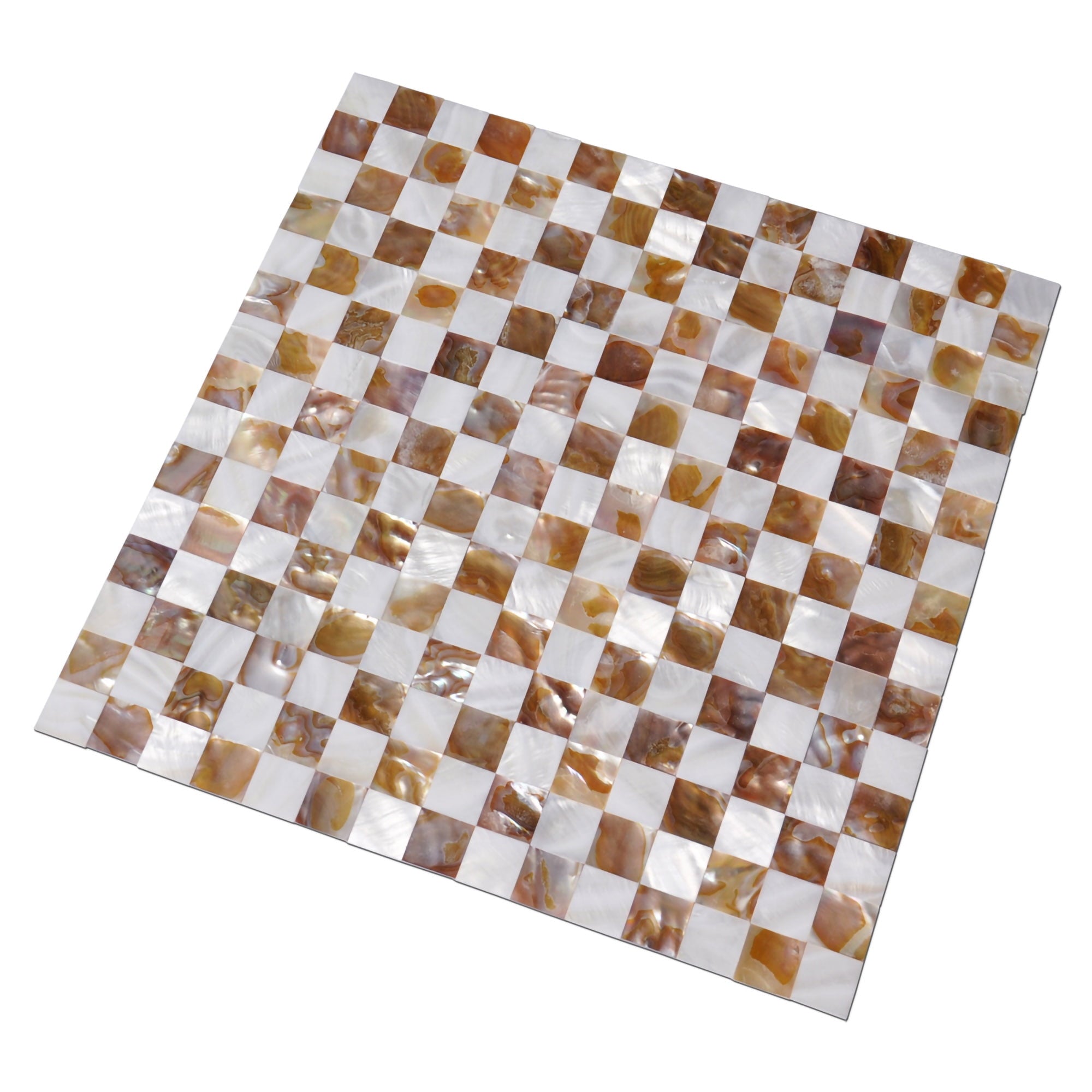 pearl bronze and beige splashback