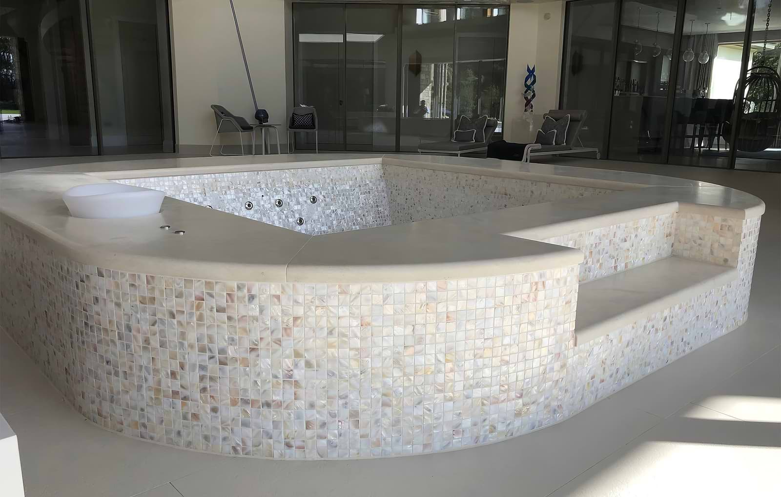 Pearl Spa mosaic tiles