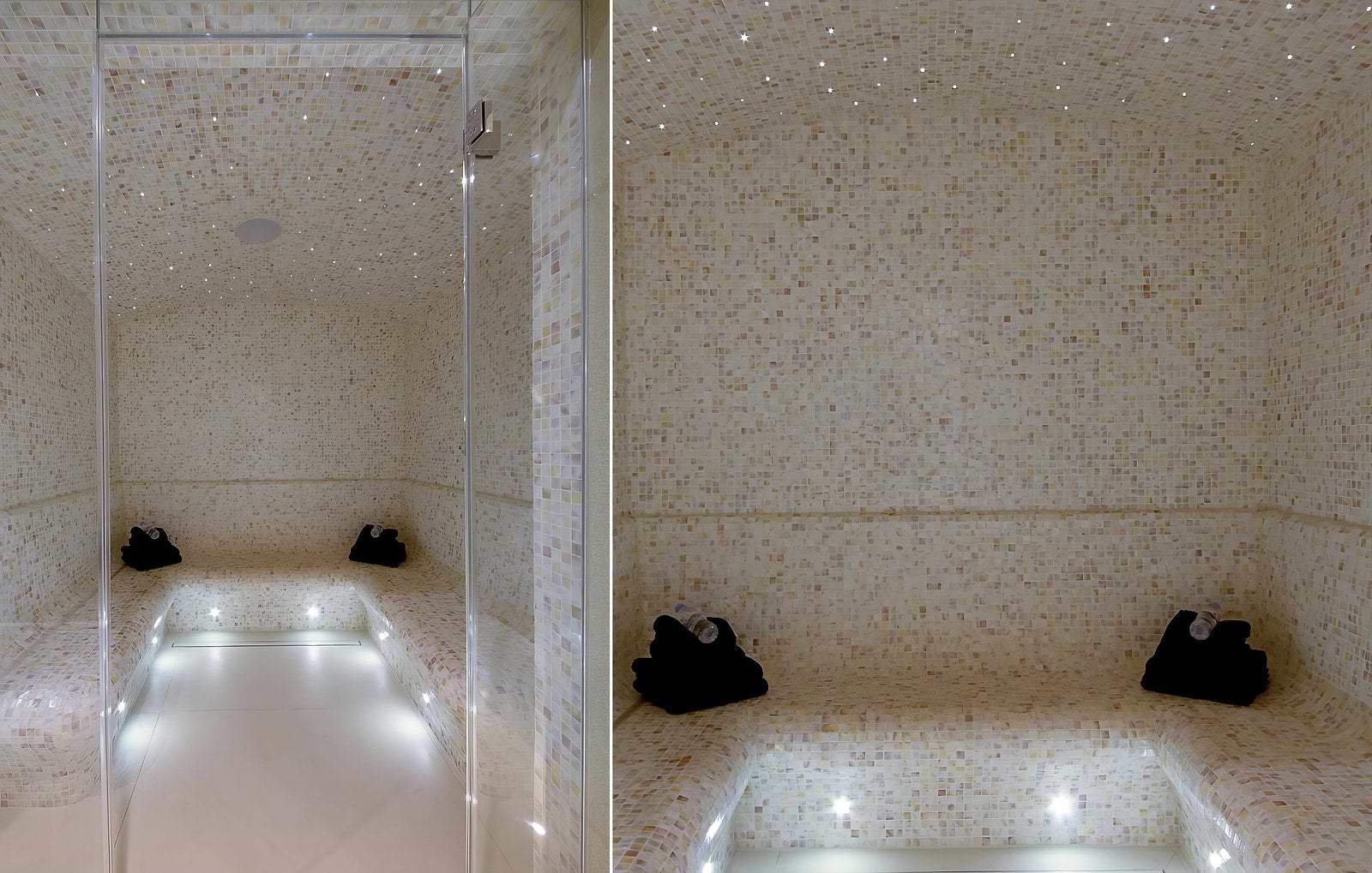 pearl mosaic for shower and spa - Luxury Tiles UK