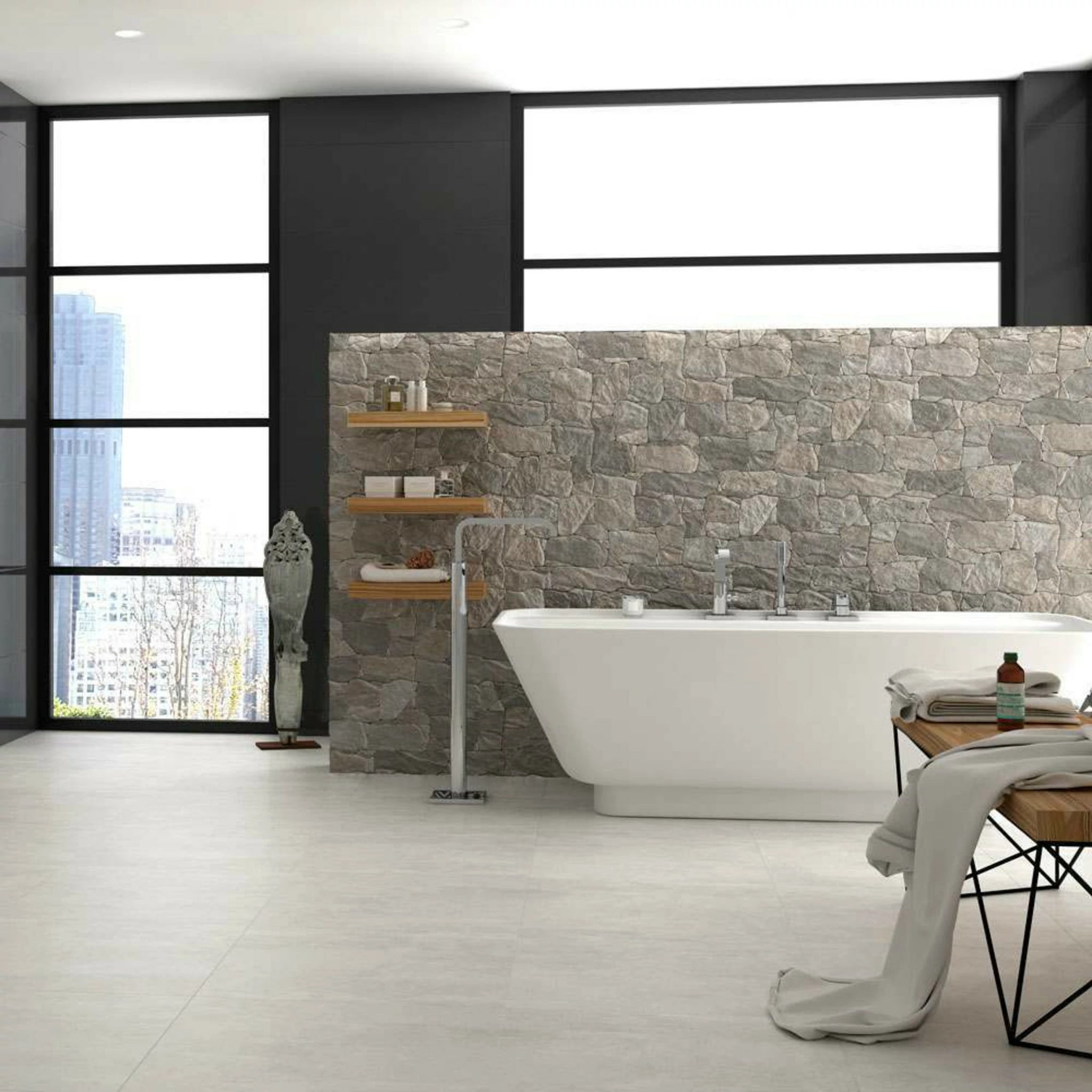 porcelain slate wall tile splashback 