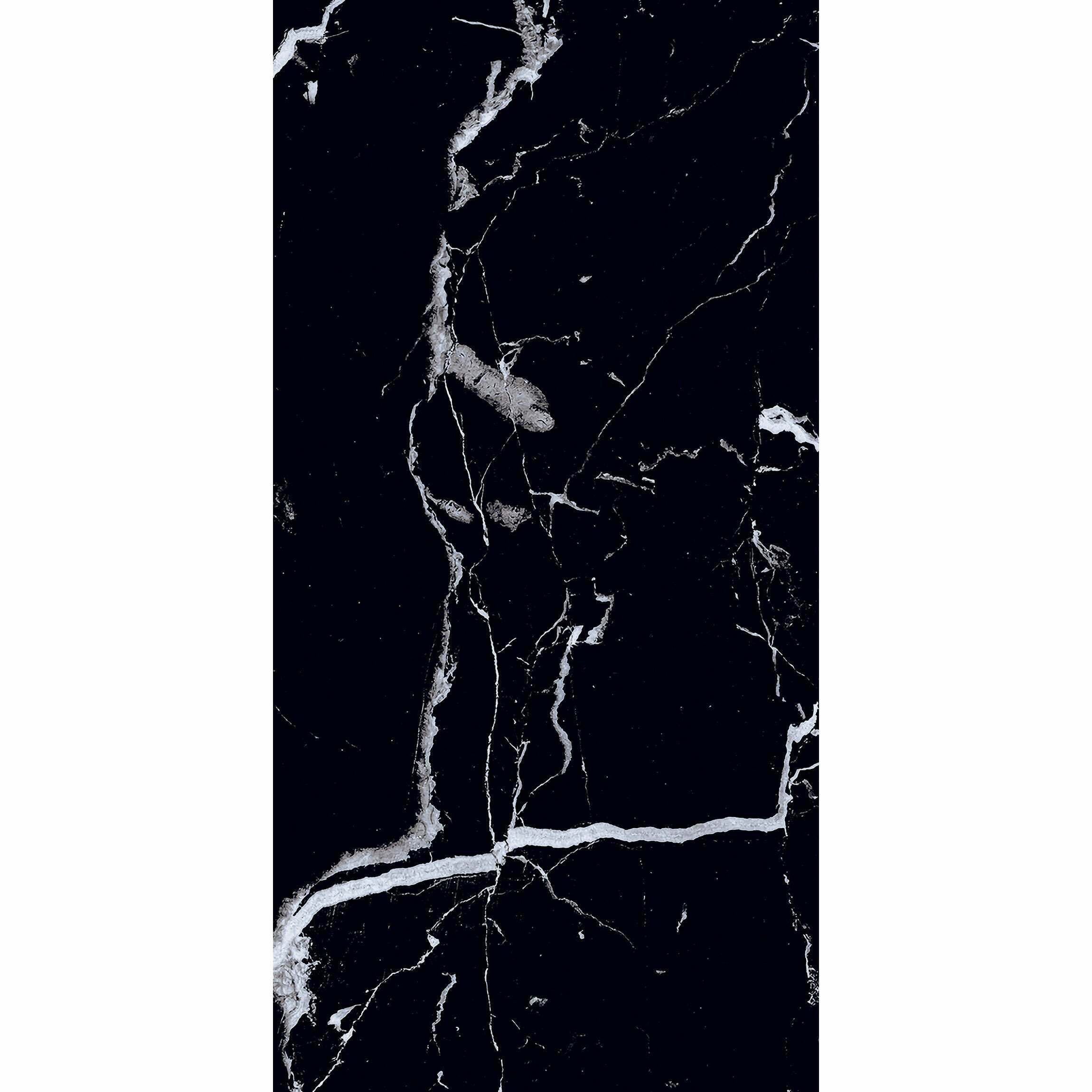 black marble polished tile for bathrooms