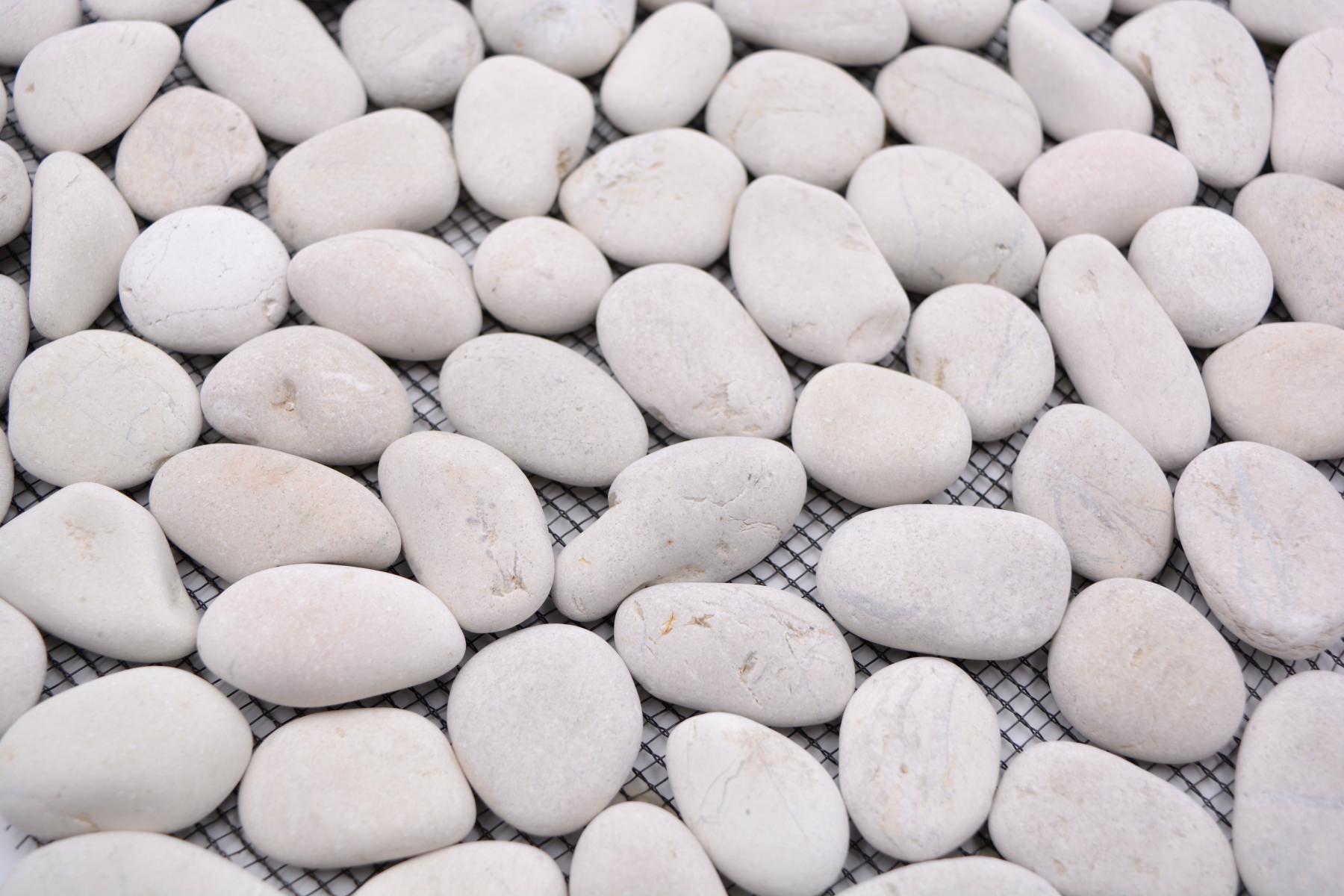 natural pebble stone mosaic tile