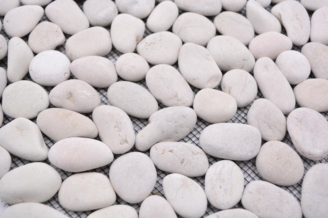 natural pebble stone mosaic tile