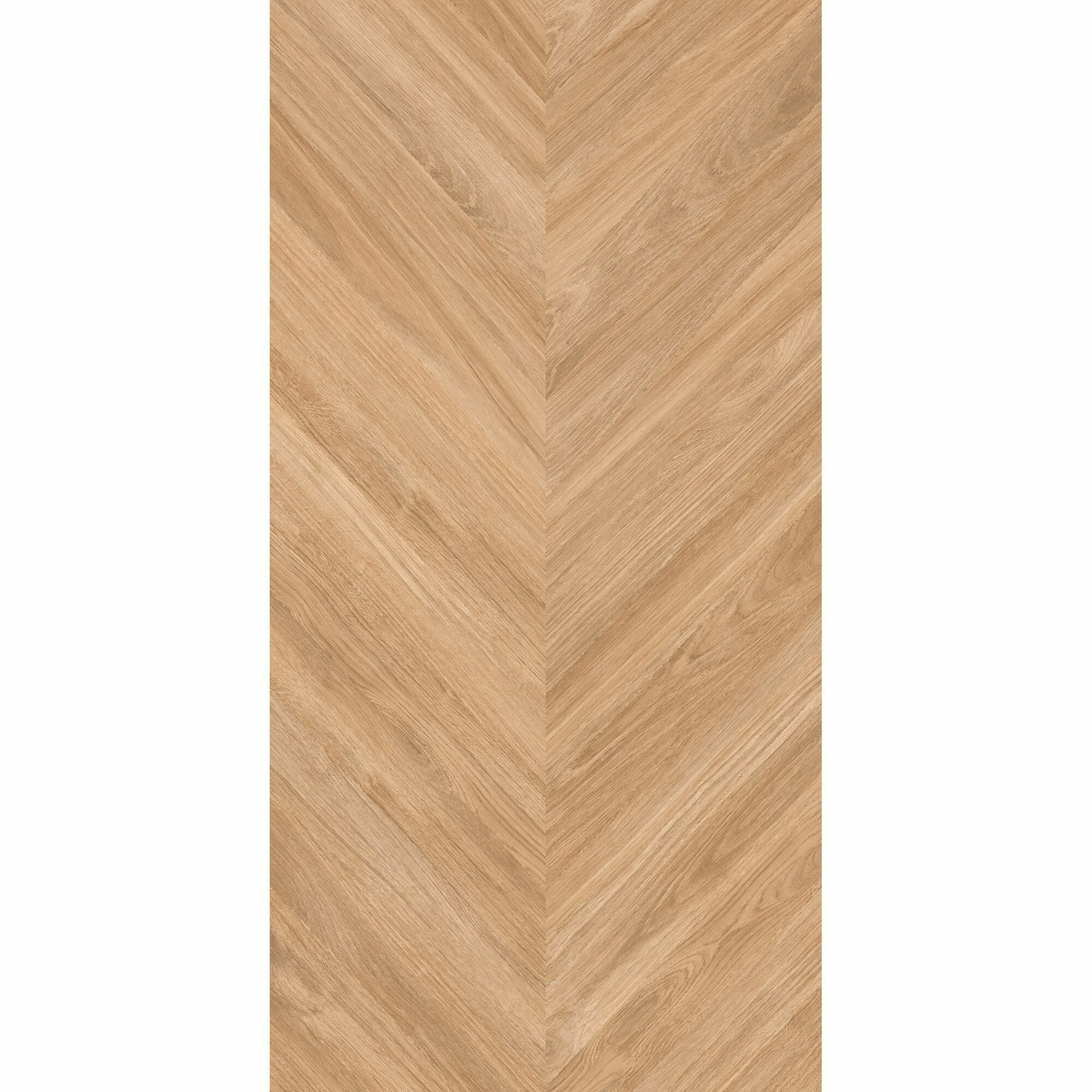 Oak Matt Chevron Wood Effect Porcelain Floor Tile