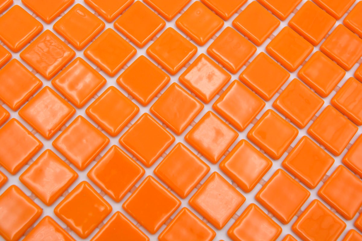 Swimming Pool Mosaic Tile Orange