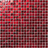 Red mosaic tile splashback