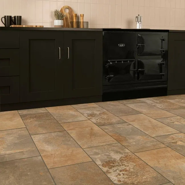 brown porcelain floor tile 