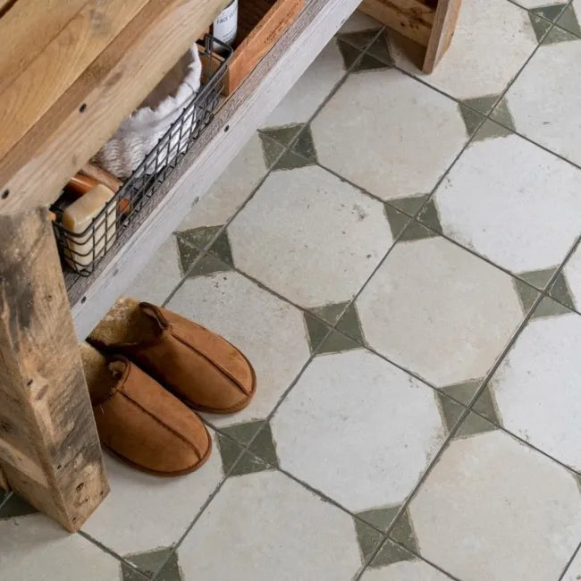 olive beige floor tile 