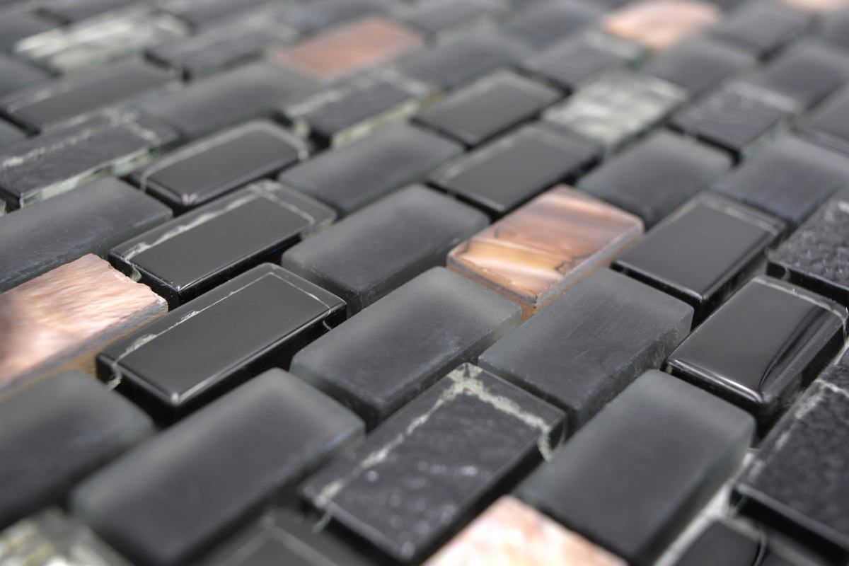 black matt and gloss mosaic 