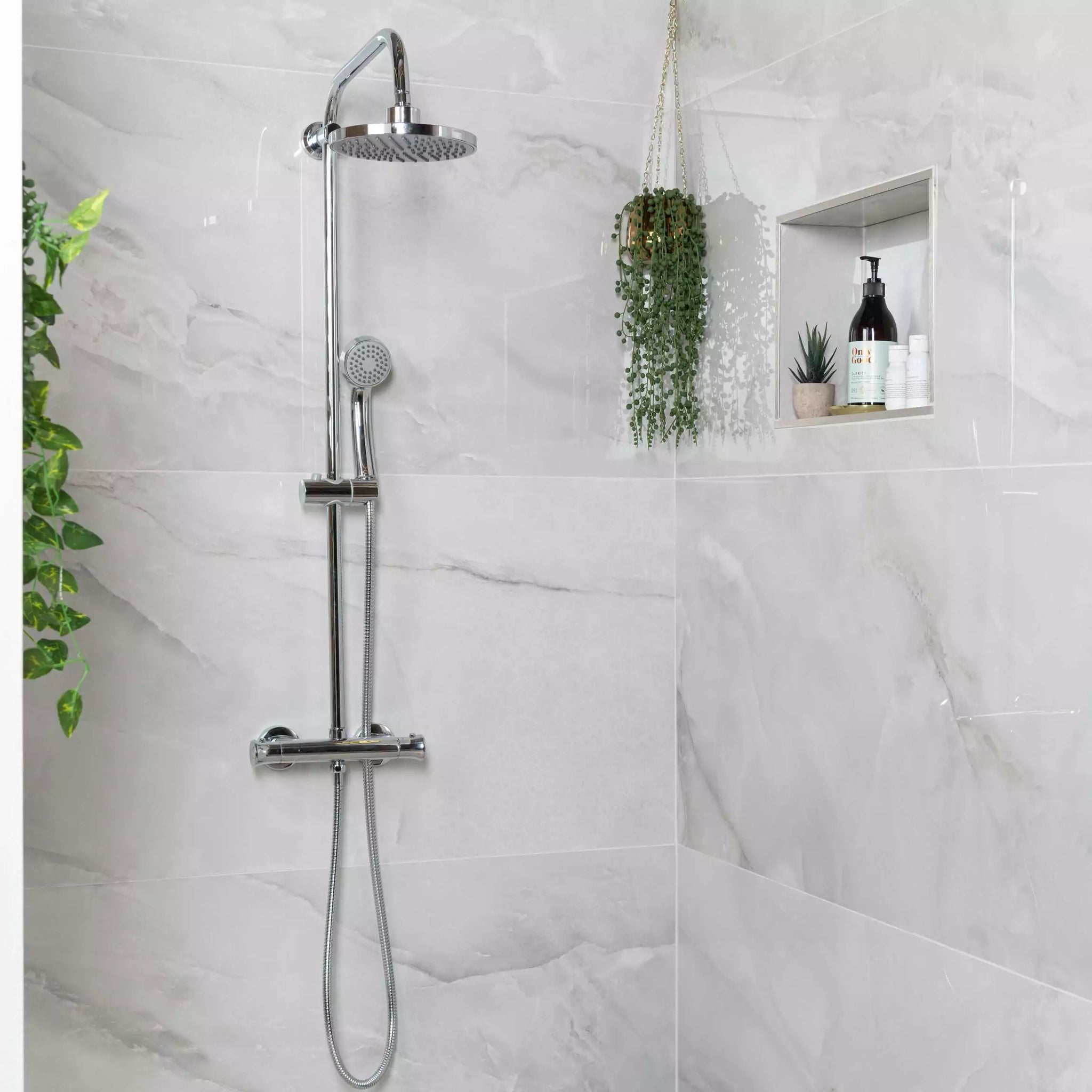 Pearl Onyx White Tile 60x120 cm - Luxury Tiles UK