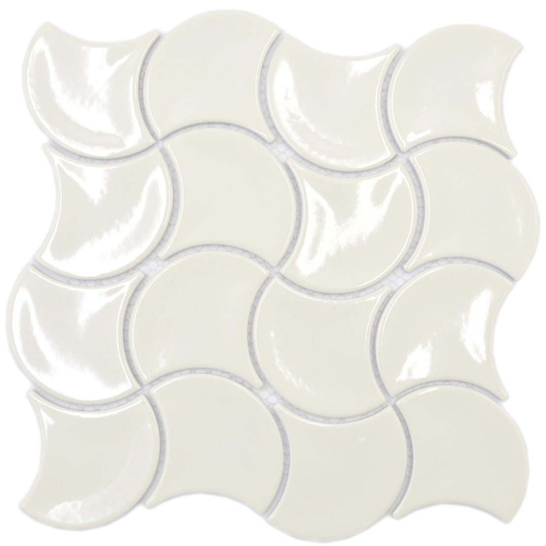 gloss fan mosaic tile