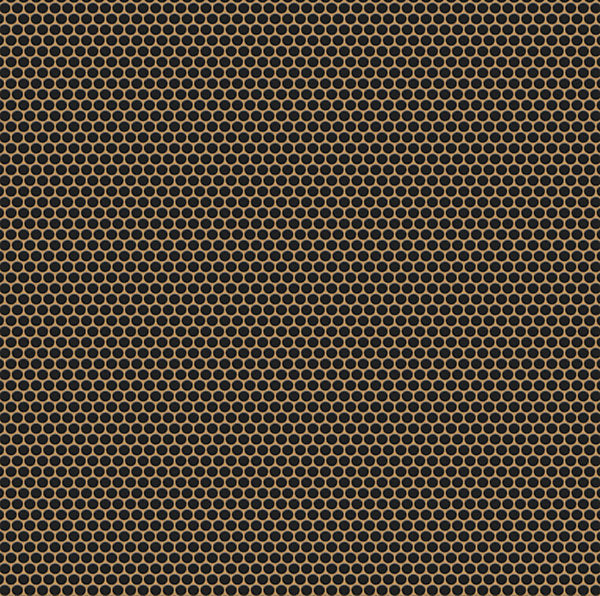 Beige grout black penny 