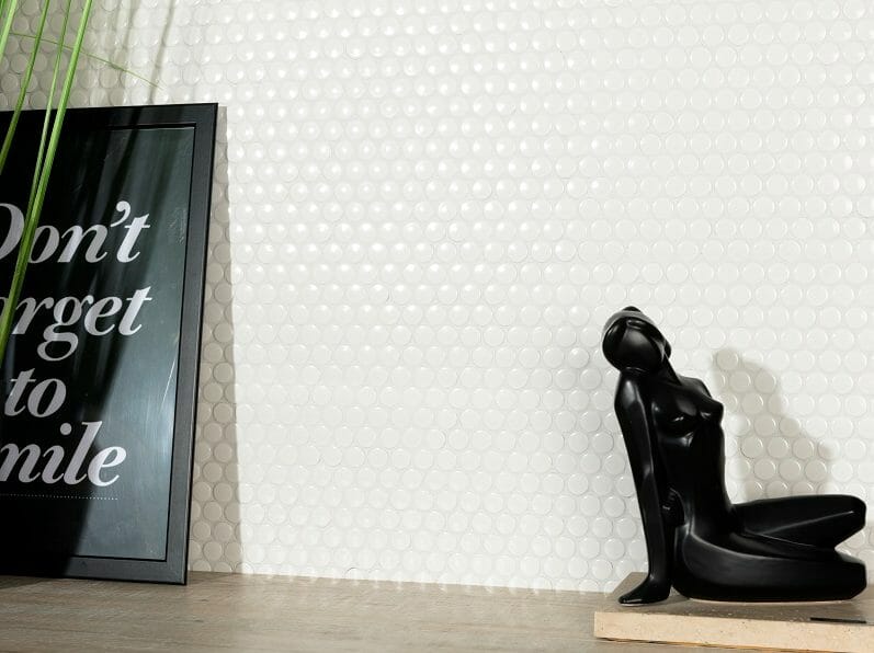 circular mosaic tile