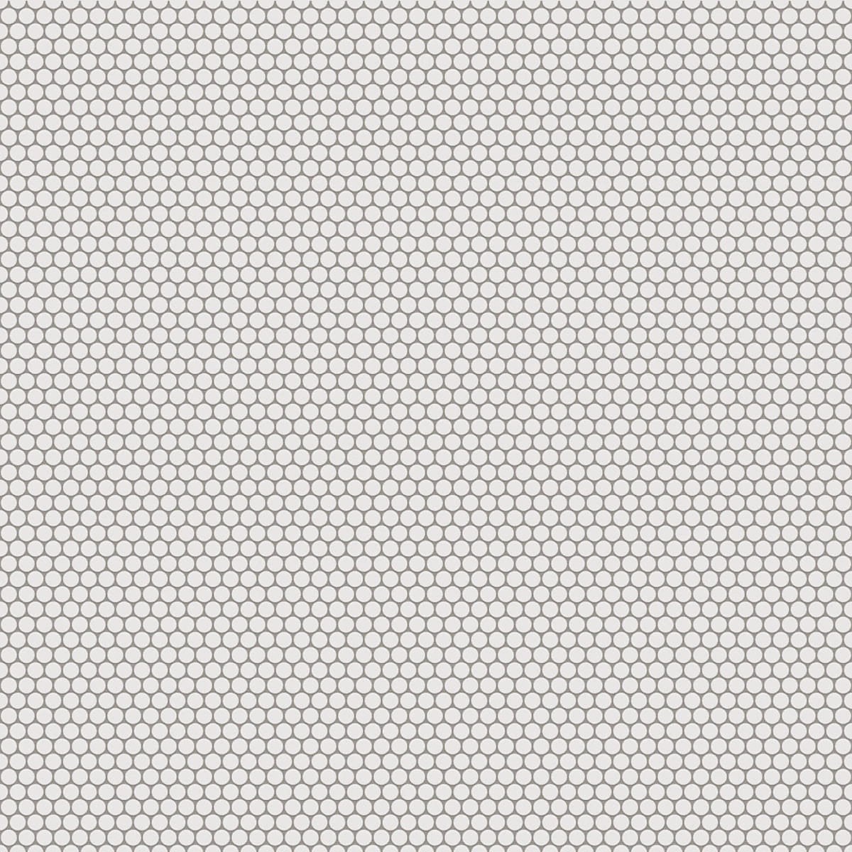 White Mosaic Grey Grout 